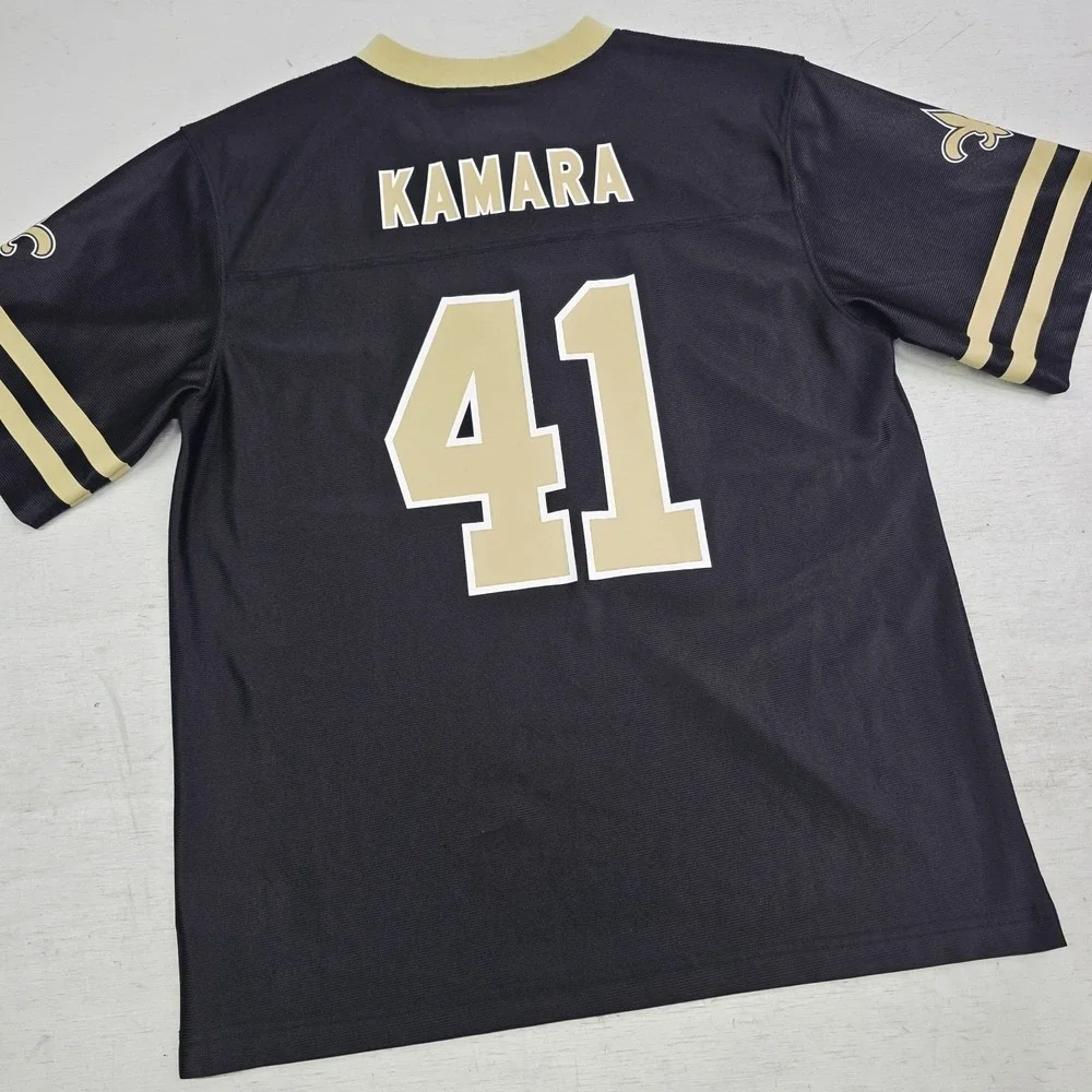 New Orleans Saints Alvin Kamara NFL Team Apparel Jersey Black Youth‎ Boys 2XL 18